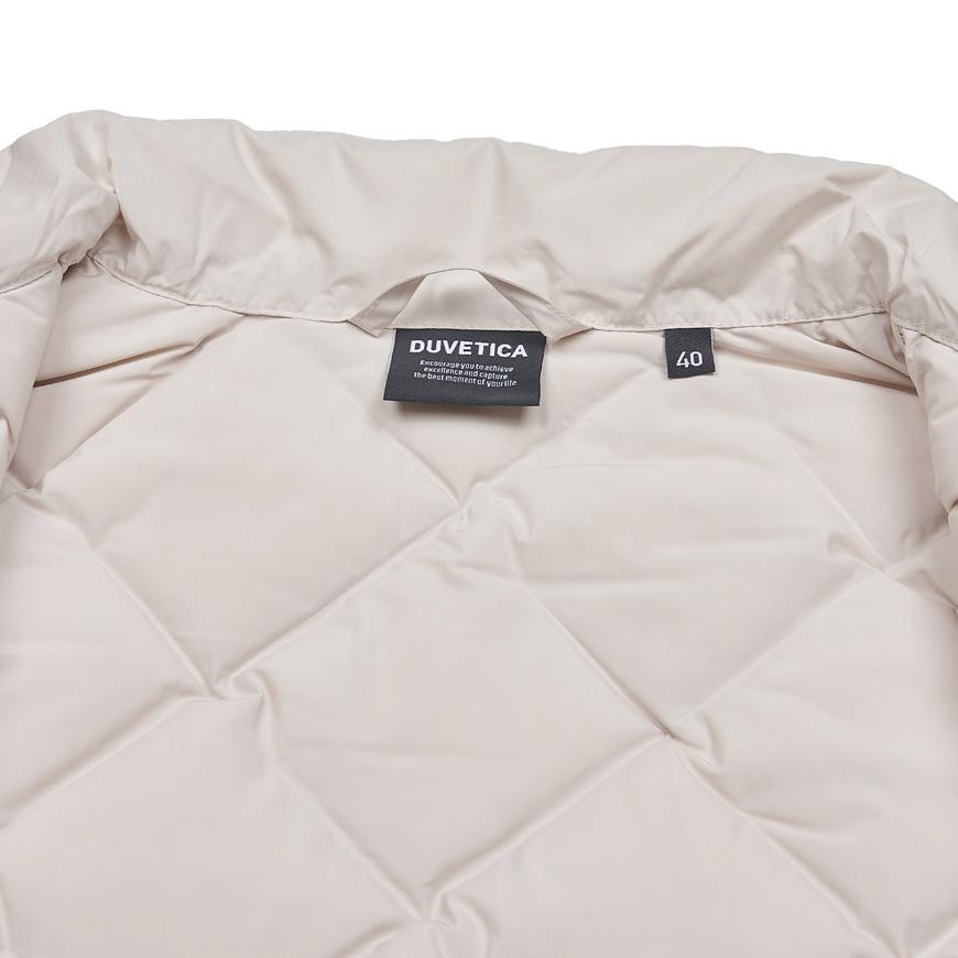 Duvetica FW24 Women’s Zeka Logo Puffer Vest VDDV30145K0001 IVS