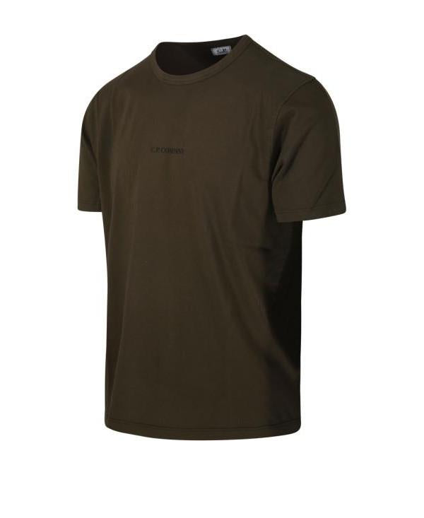 CP Company Jersey Logo Short Sleeve T-Shirt Green Men