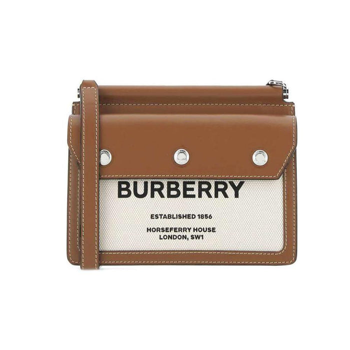 BURBERRY Brown Horseferry Print Mini Crossbody Bag