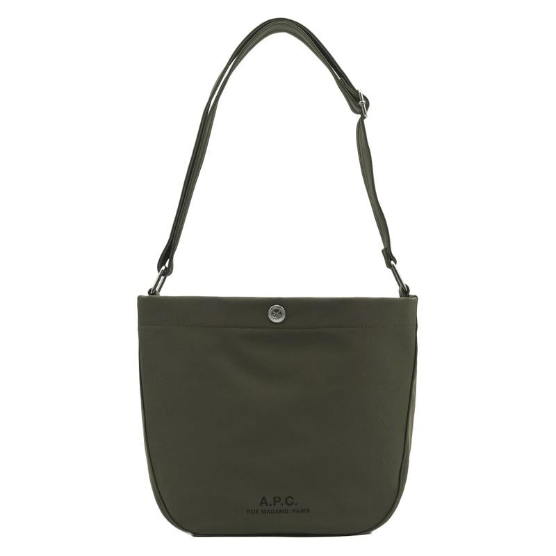 A.P.C. Journal Small Crossbody Bag Black Leather Unisex