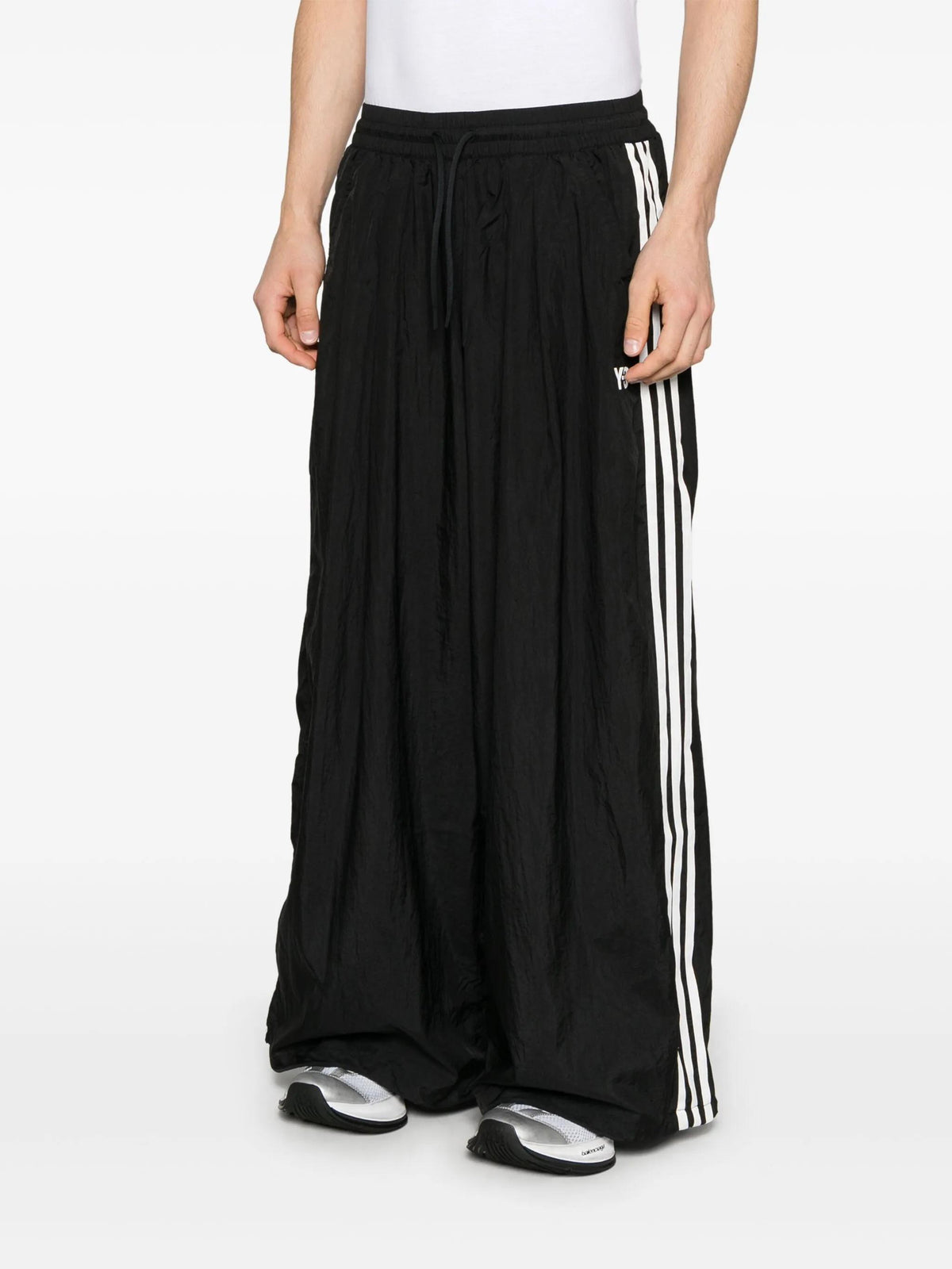 Y-3 Women’s 3-Stripes Nylon Jogger Pants Black JD5997