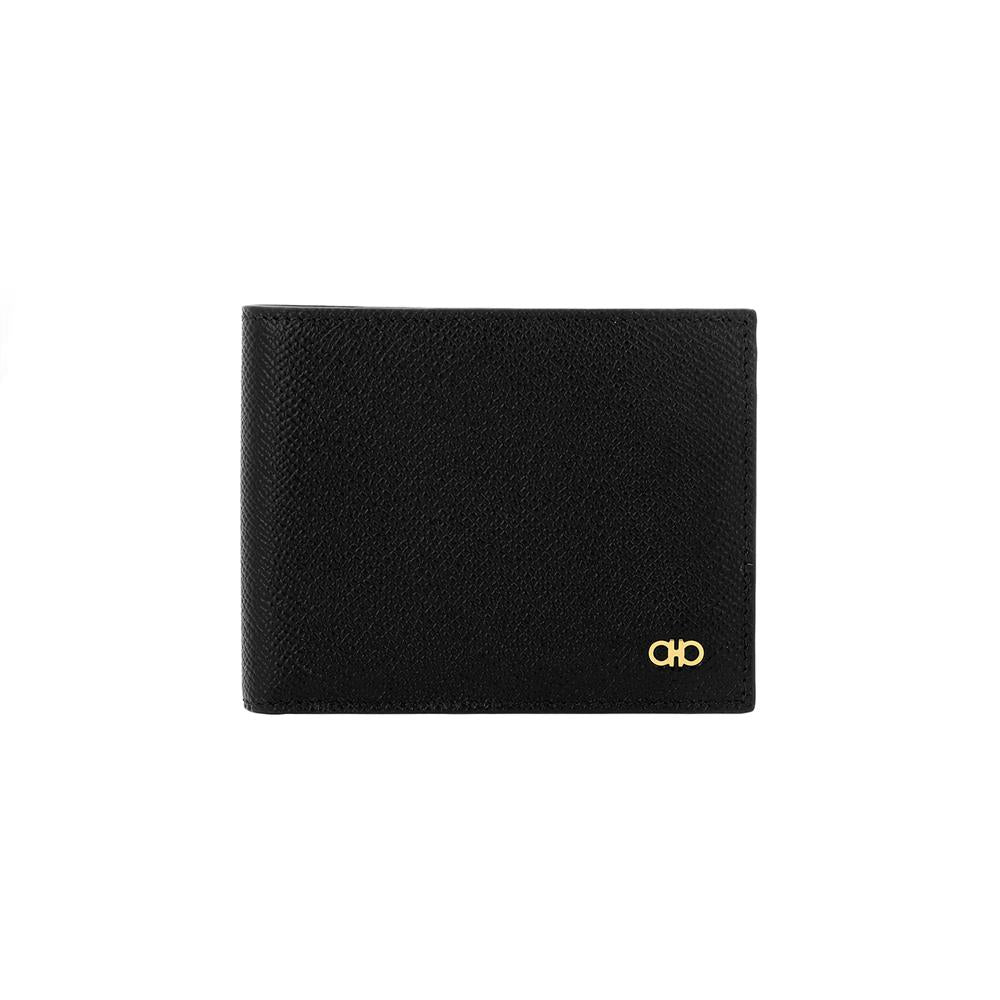 Ferragamo Gancini Leather Bifold Wallet 66 1451 0775644