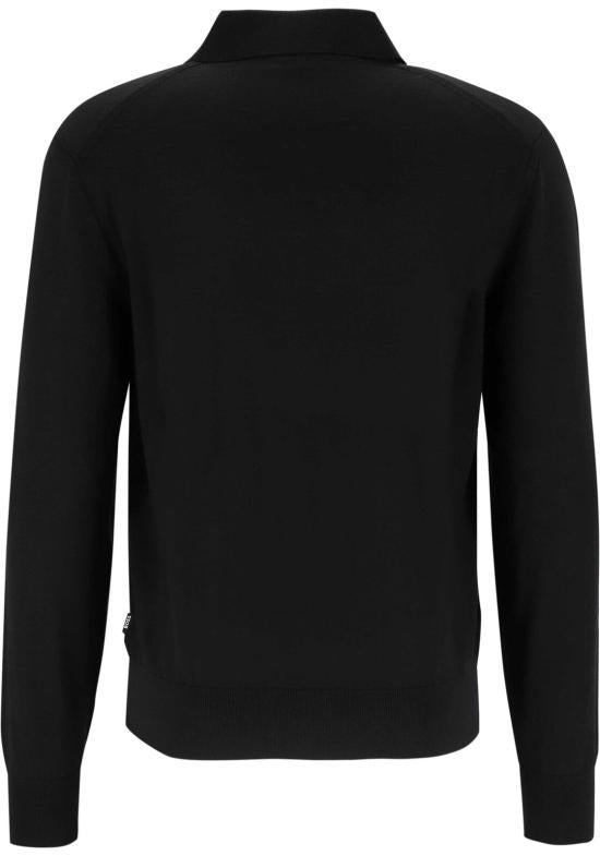 HUGO BOSS Black Cotton Polo Shirt for Men