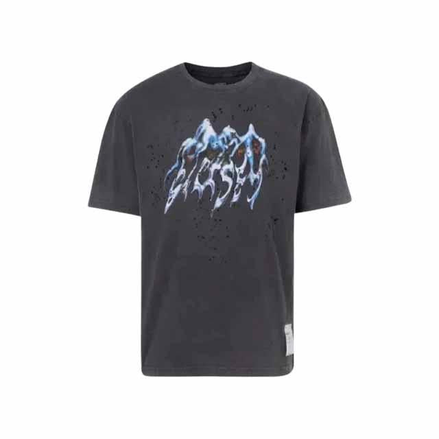 SATISFY Aged Black MothTech Short Sleeve T-Shirt 11006 AB LG2