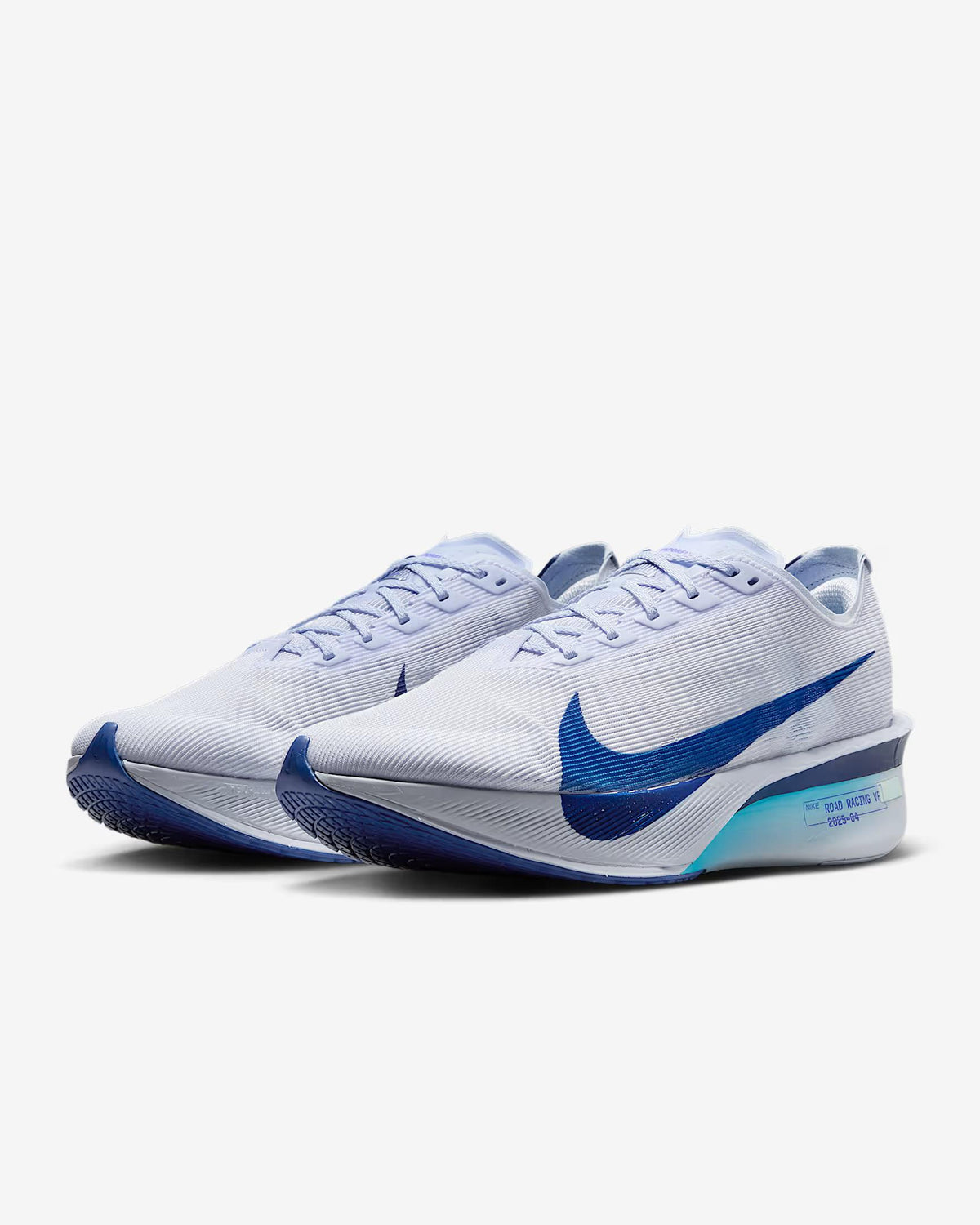 Nike ZoomX Vaporfly Next 4 White Blue Low-Top Running Shoes HF6414 001