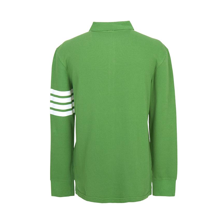 THOM BROWNE Men’s Long Sleeve Polo T-Shirt MJP137G 07976 330