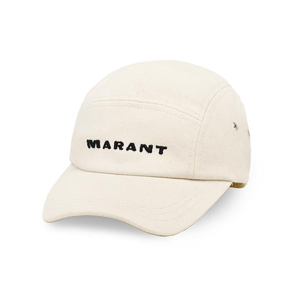 Isabel Marant Logo Embroidered Cap Unisex Black Cotton