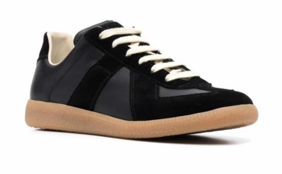 Maison Margiela Replica German Army Low-Top Sneakers White Leather