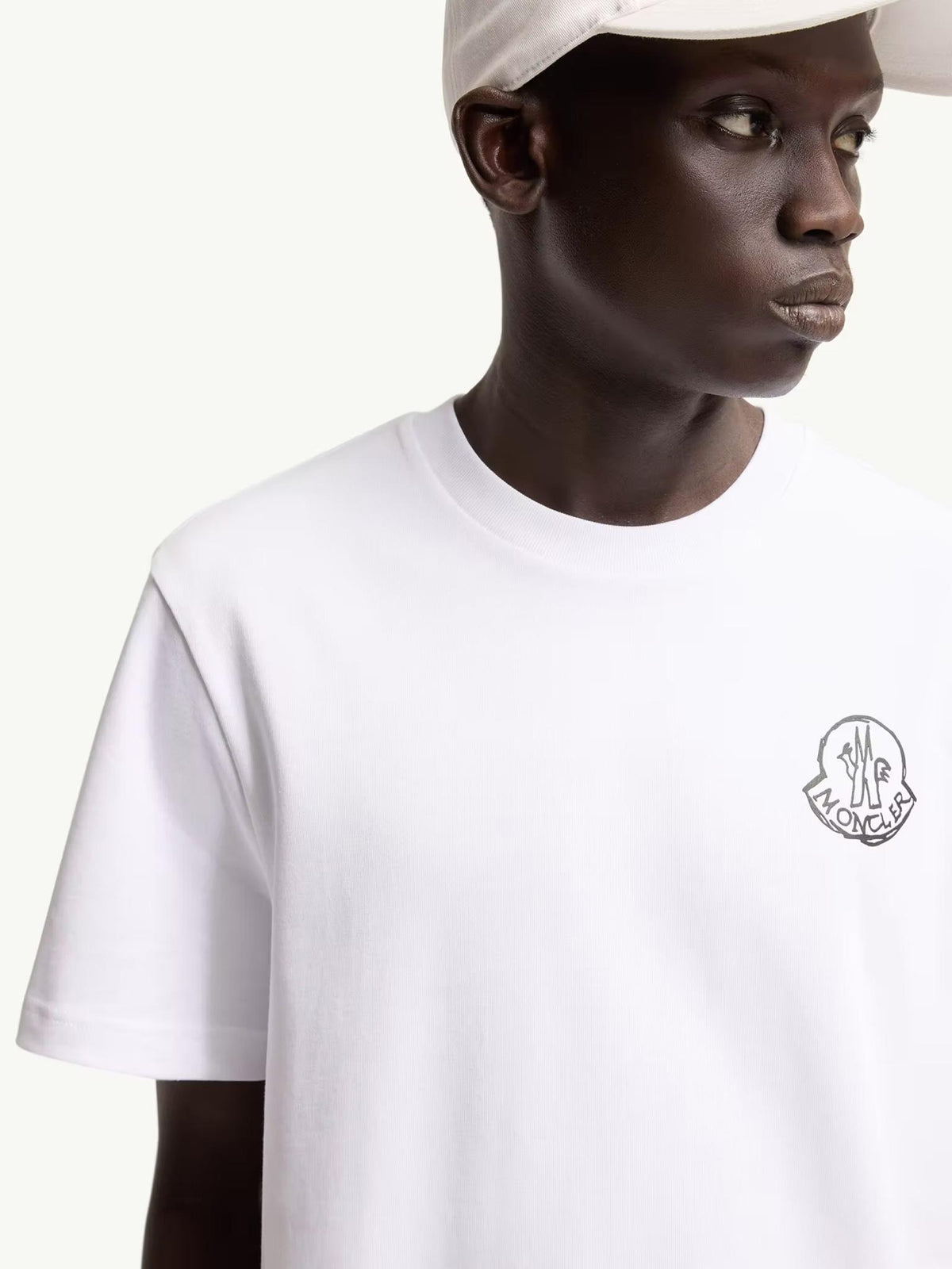 Moncler Short Sleeve T-Shirt Men’s Cotton Crewneck Black
