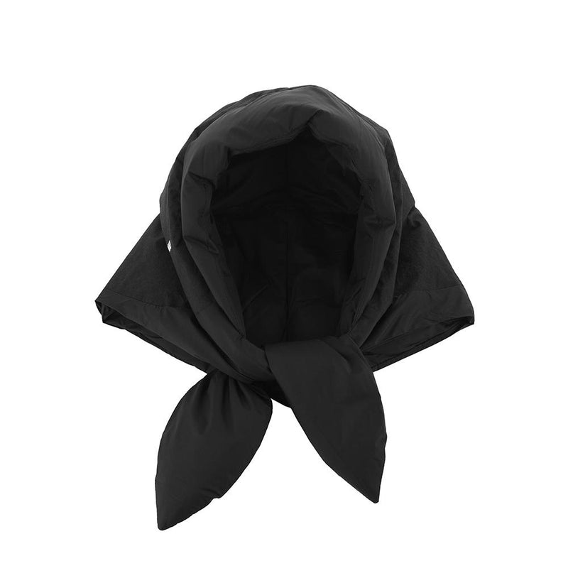 IENKI IENKI Black Micro Hustka Hood Women’s Earmuffs Trapper Hat