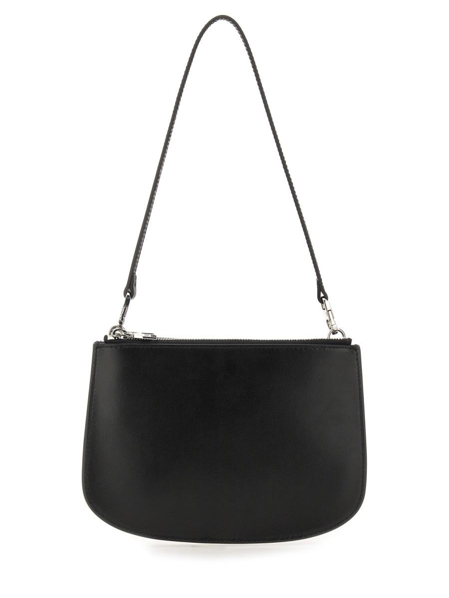 DIESEL Black Leather Shoulder Bag
