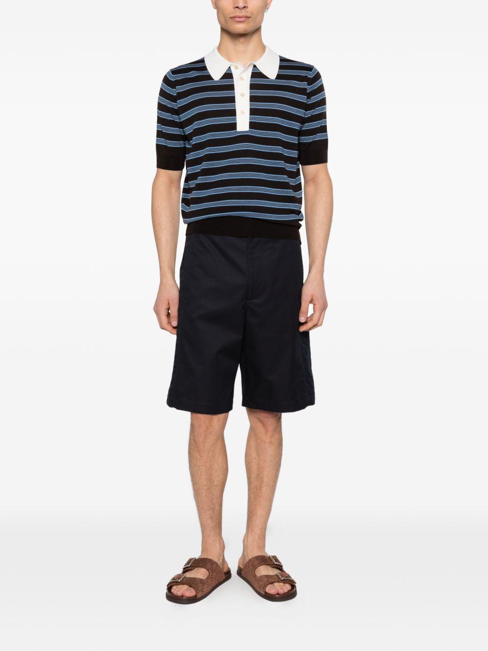 GUCCI Green Cotton Drawstring Shorts