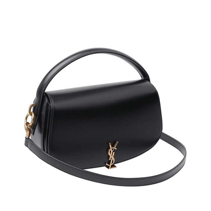 Saint Laurent Half Moon Top Handle Shoulder Bag 837382 0SX0W 1000