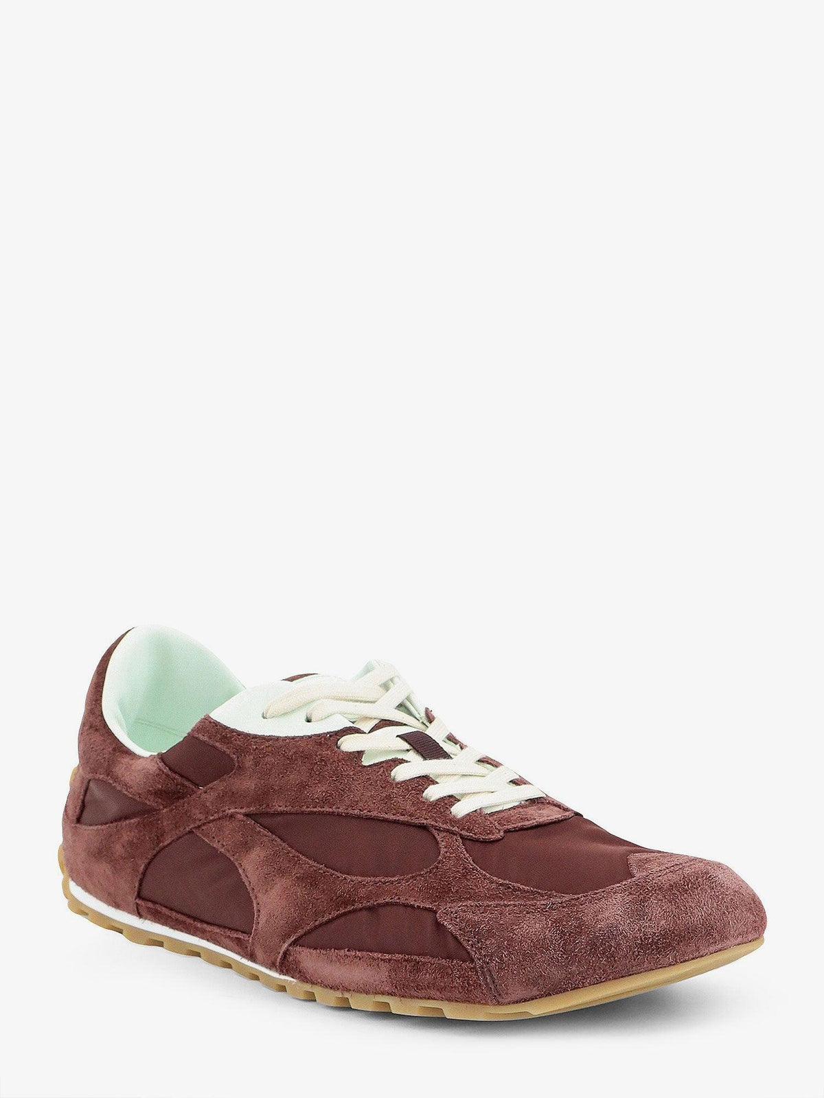 Bottega Veneta Leather Low-Top Sneakers Ivory Men’s