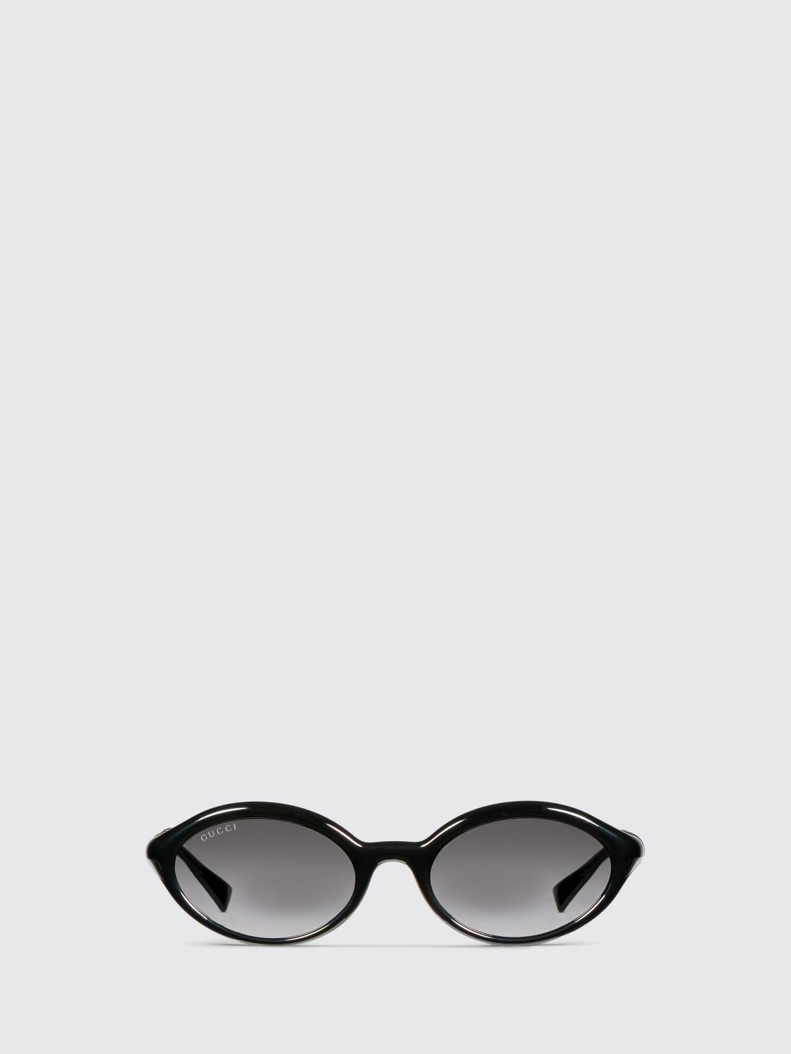 GUCCI Black Acetate Square Sunglasses