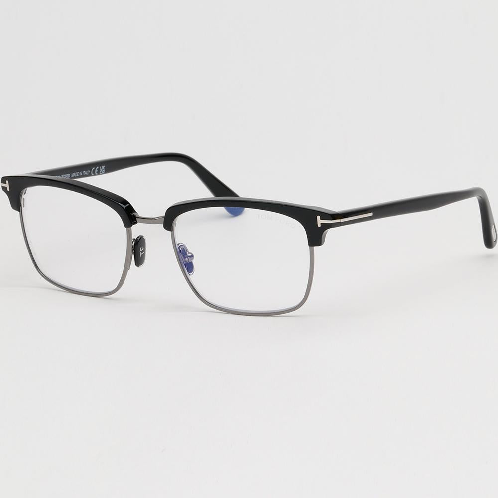 TOM FORD Blue Light Blocking Half-Rim Eyeglasses Unisex TF5801B 001