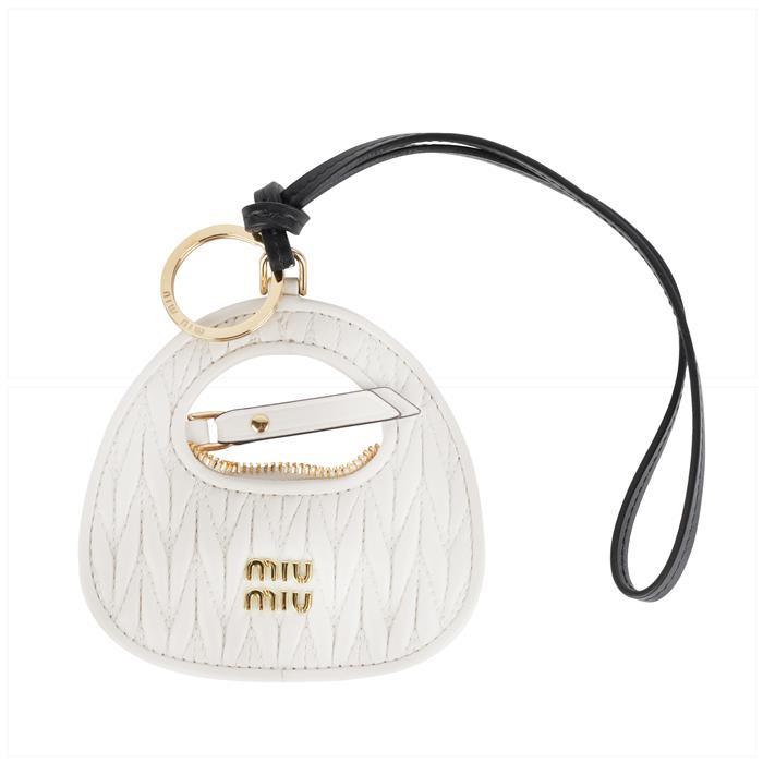 Miu Miu Wander Leather Keyring 5TL357 2CWB F0009