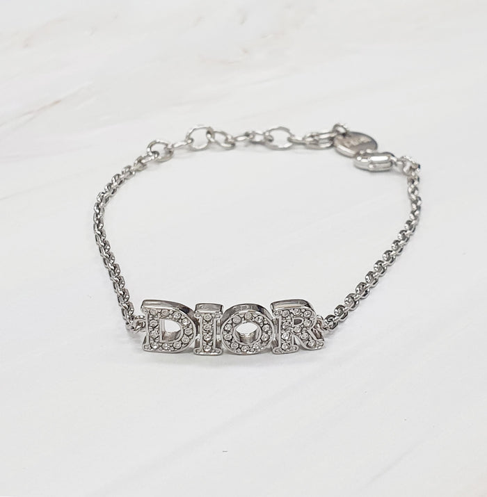 DIOR Women’s Revolution Silver-Tone Crystal Bracelet
