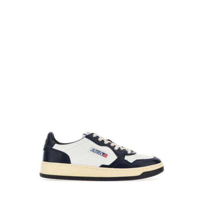 AUTRY Medalist Low Leather Sneakers White Black Men