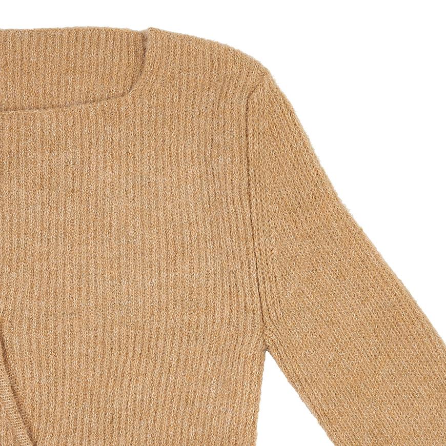 JACQUEMUS Women’s La Maille Pau Knit Sweater Round Neck Ivory