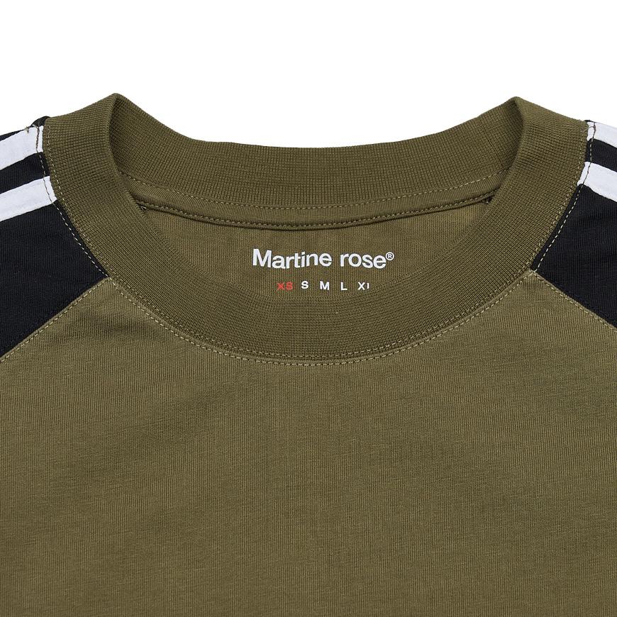 MARTINE ROSE Men’s Oversized Panel T-Shirt 630JE01411D GRN