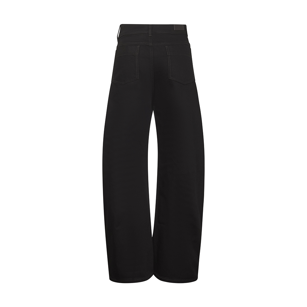 Lemaire High-Waist Curved Pants Women Black PA1264 LD105