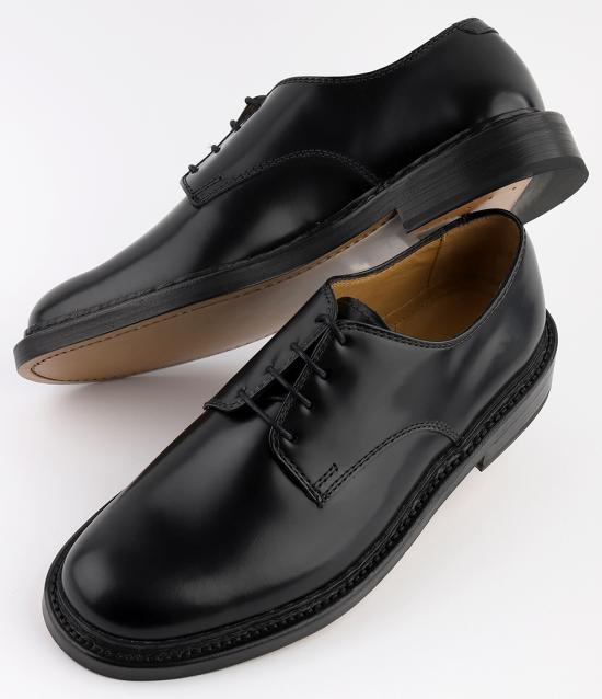 OUR LEGACY Uniform Parade Leather Derby Shoes M1937UPBL BLACK DOM