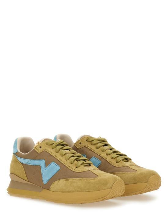 Visvim Leather Low-Top Sneakers Men’s White Casual Shoes 0125101001005 KHAKI DOM