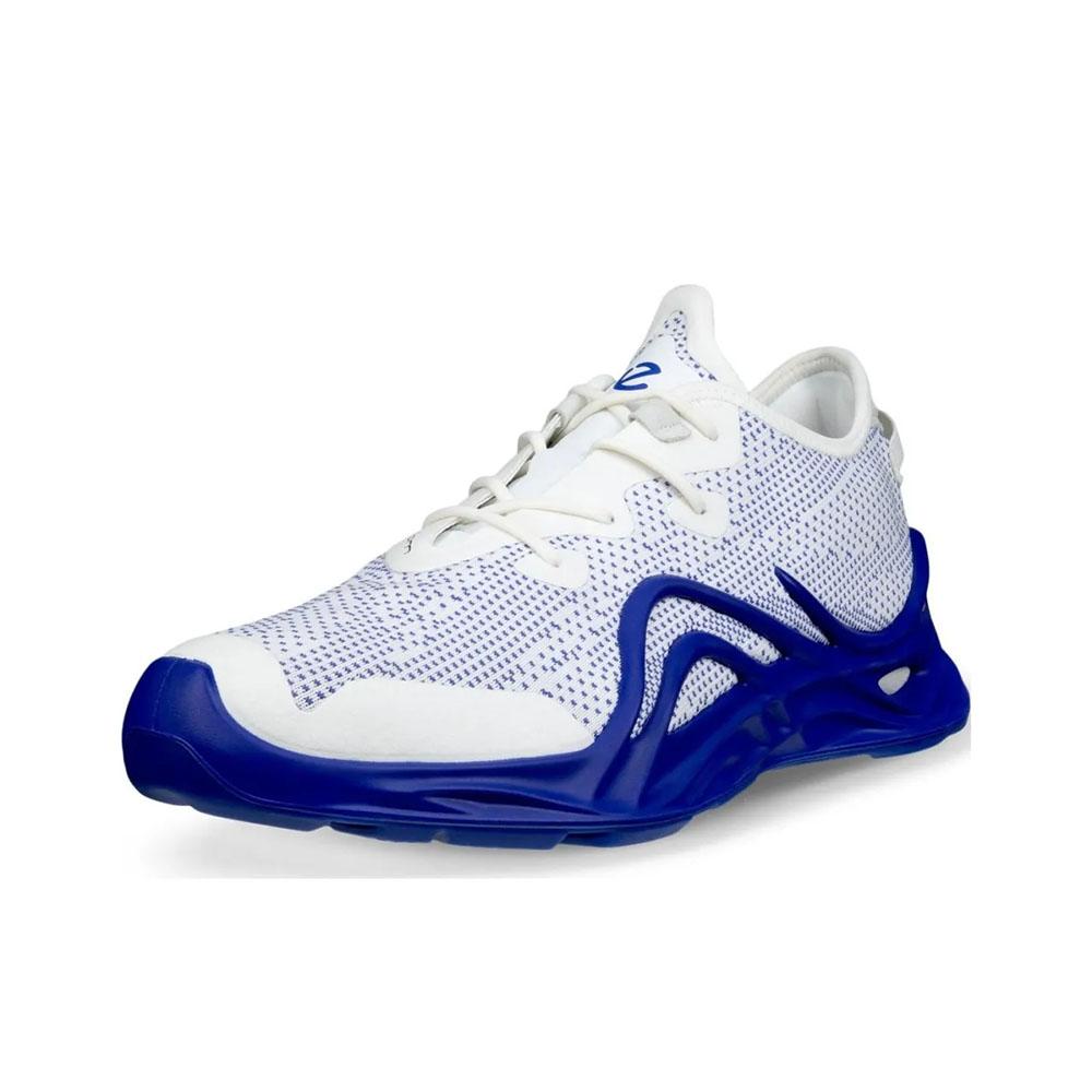 ecco Biom Infinity White/Blue Men’s Low-Top Sneakers