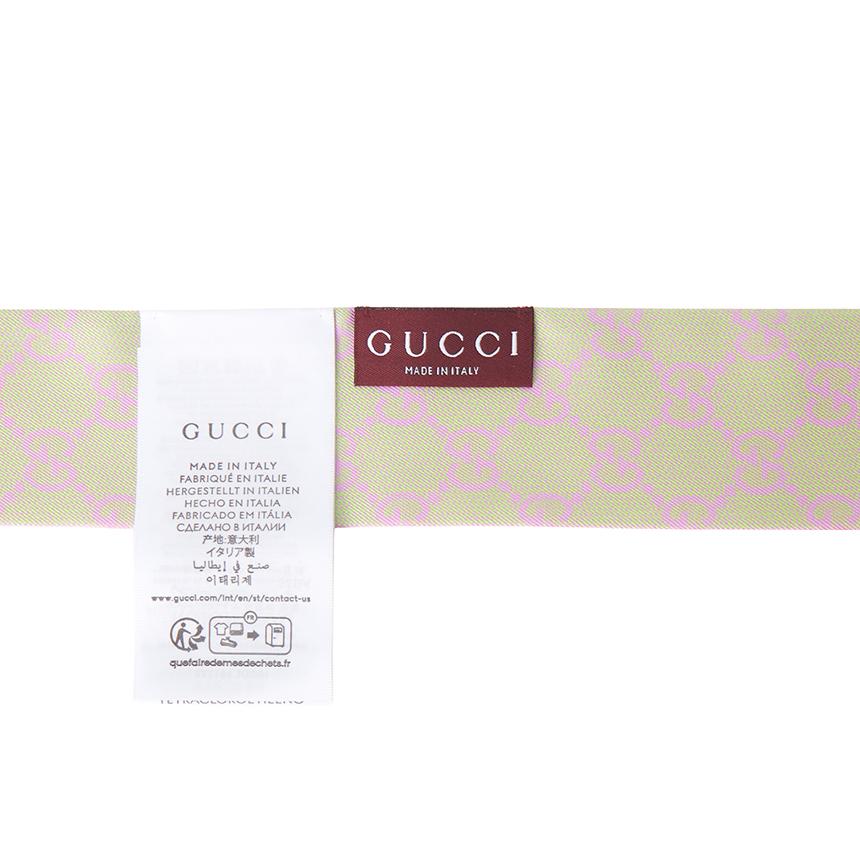 GUCCI GG Silk Scarf for Women 855289 3G001 3972