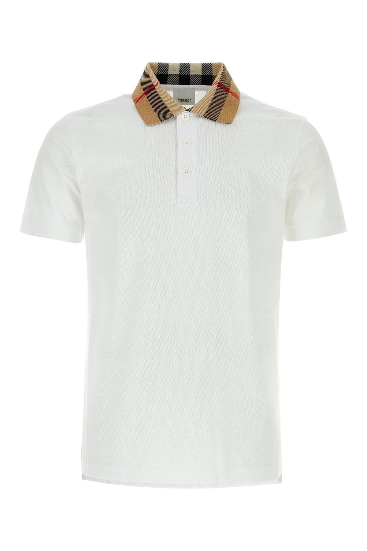 BURBERRY Check Cotton Short Sleeve Shirt for Men
