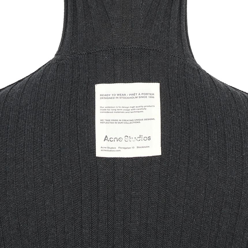 Acne Studios Unisex Hooded Zip-Up Knit Cardigan C60112 W30