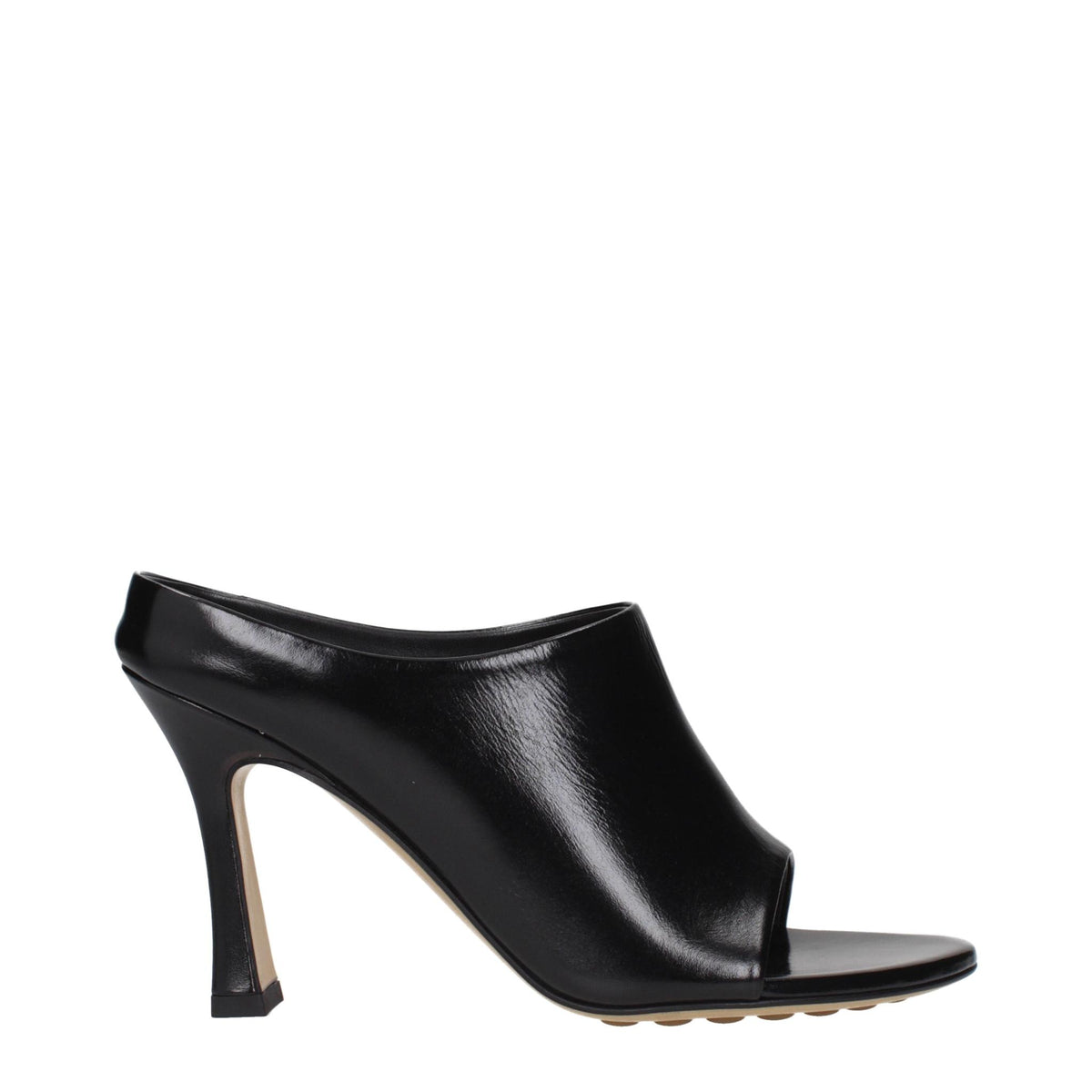 Bottega Veneta Black Leather Strappy Sandals