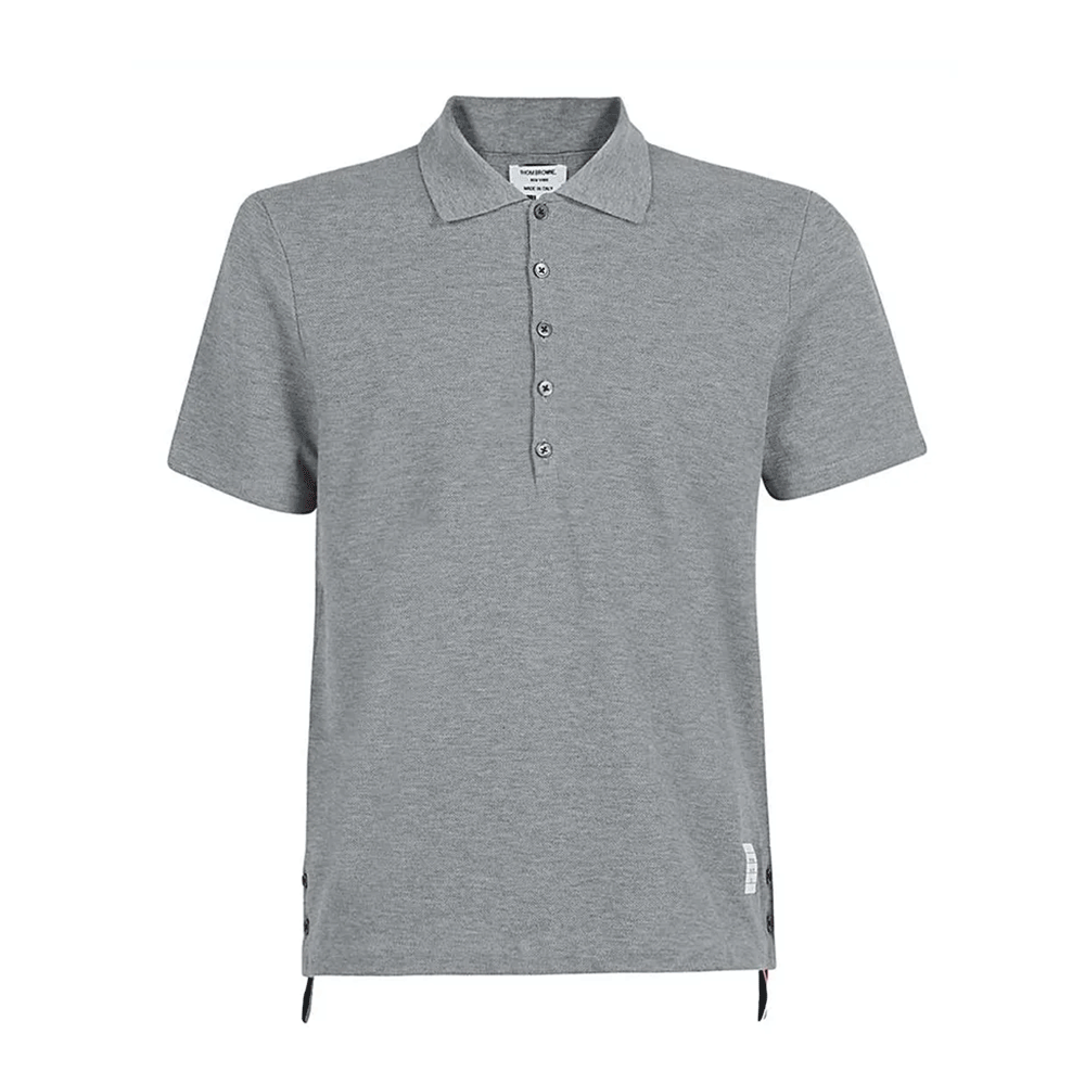 THOM BROWNE Center Back Stripe Polo Collar Men’s Short Sleeve T-Shirt