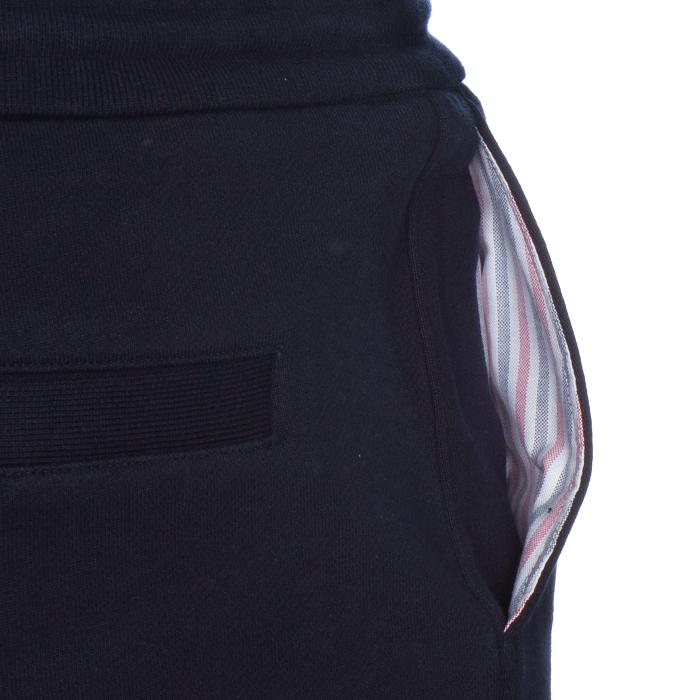 THOM BROWNE Classic Loopback Four-Bar Sweatpants Navy