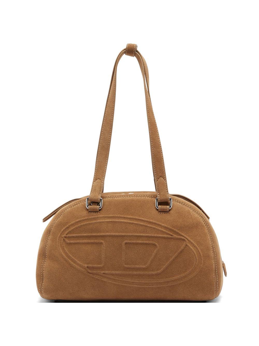 DIESEL Black Leather Shoulder Bag