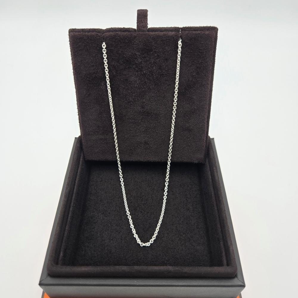 HERMES Chaine d’Ancre Silver Pendant Necklace H104141B00