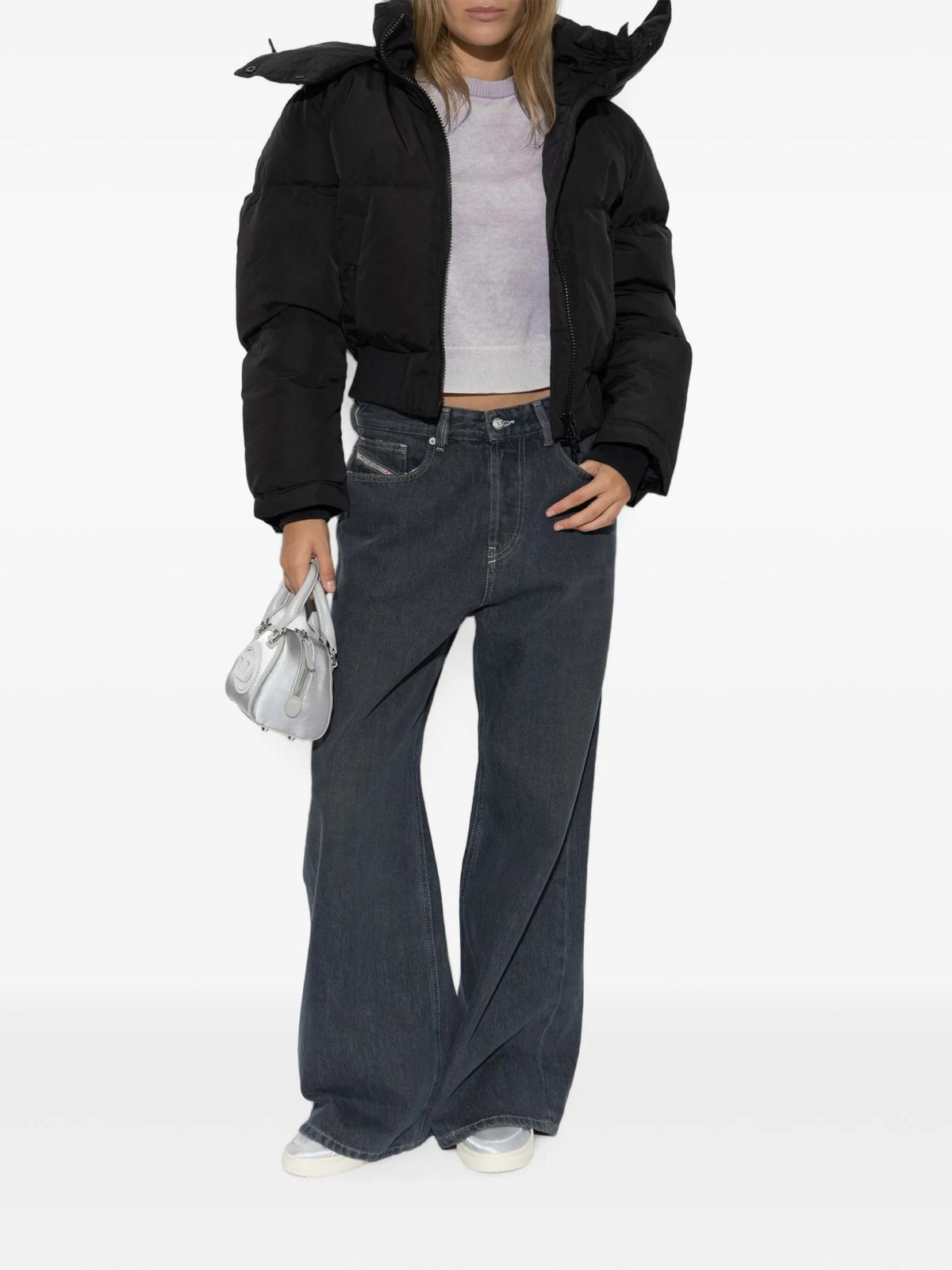 DIESEL Black High-Rise Skinny Denim Jeans