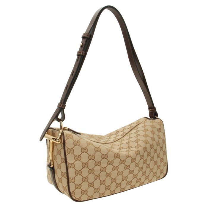 GUCCI Half Horsebit Medium Shoulder Bag
