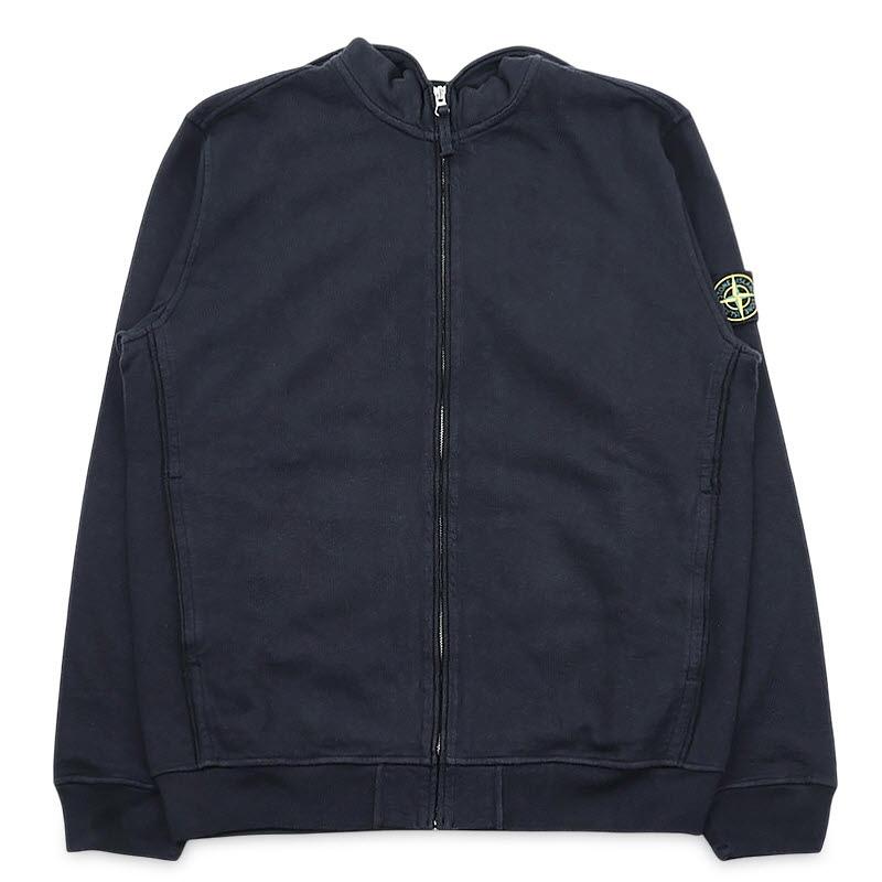 STONE ISLAND Men’s Old Effect Hooded Zip Jacket Navy L1S156100032 S0060 V0020