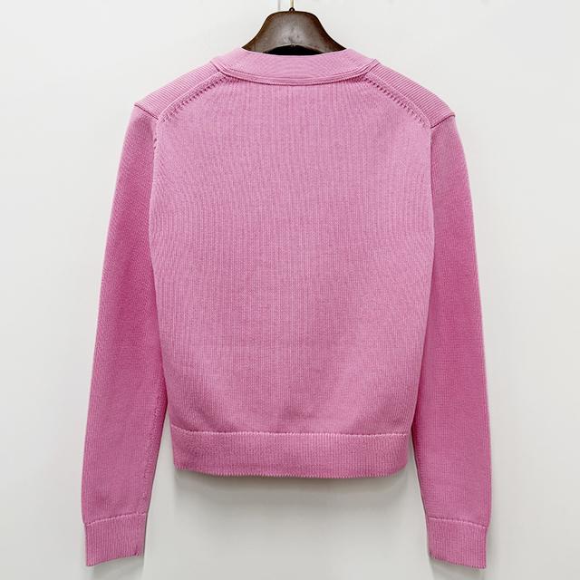 Acne Studios Face Logo V-Neck Cardigan Unisex Knit C60104 DRM