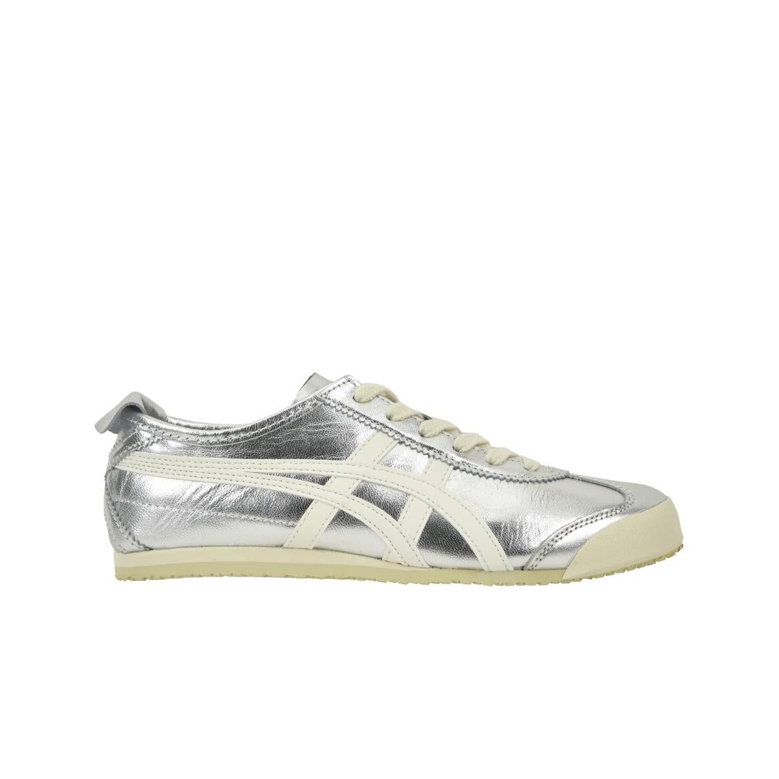 Onitsuka Tiger Mexico 66 Silver Low Top Sneakers Women