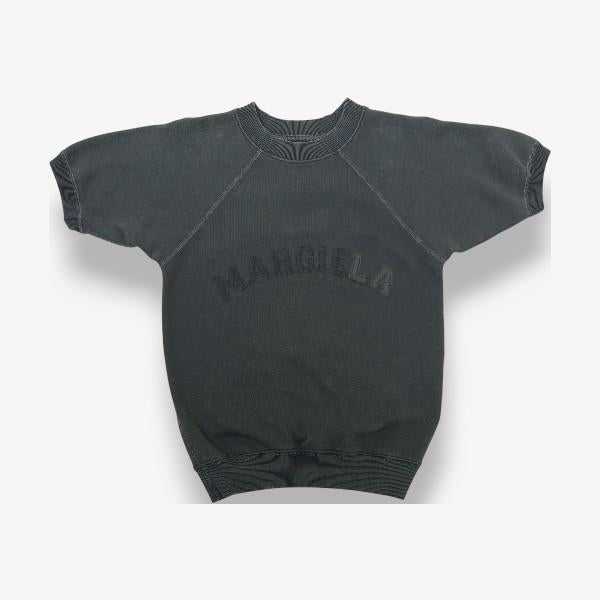 Maison Margiela Stitch Logo Short Sleeve Sweatshirt for Wom S51GU0136 M25016 969