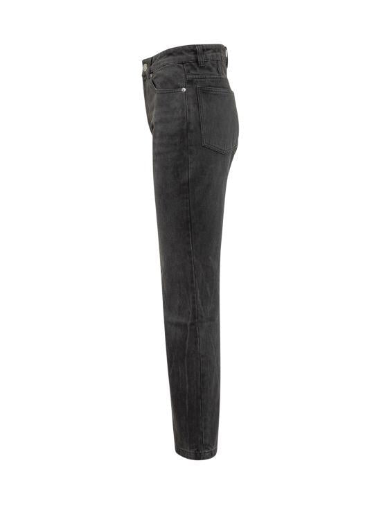 AMI Blue Denim Jeans for Women FTR031 CO0037 001 BLACK DOM