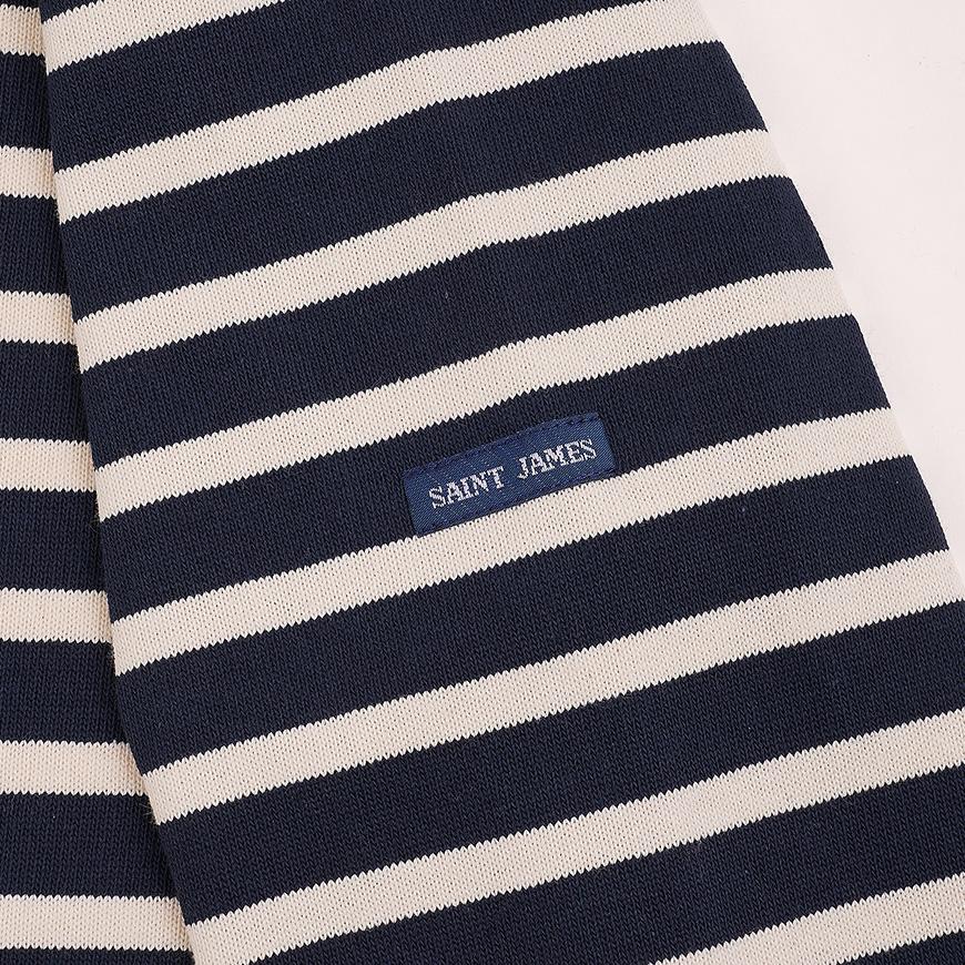 Saint James striped MERIDAME II MARINE ECRU women’s T-shirt