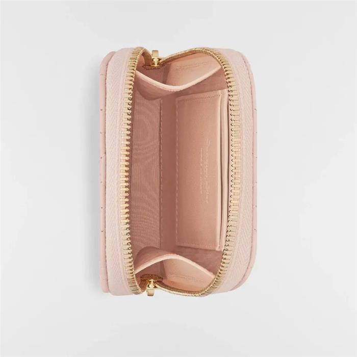 DIOR Lady Dior Call in Dior Phone Holder Shoulder Bag Pink