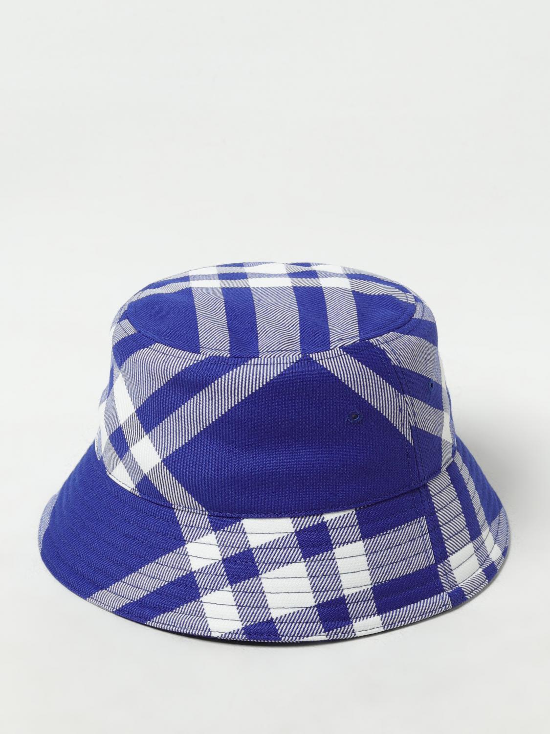 BURBERRY Black Cotton Bucket Hat
