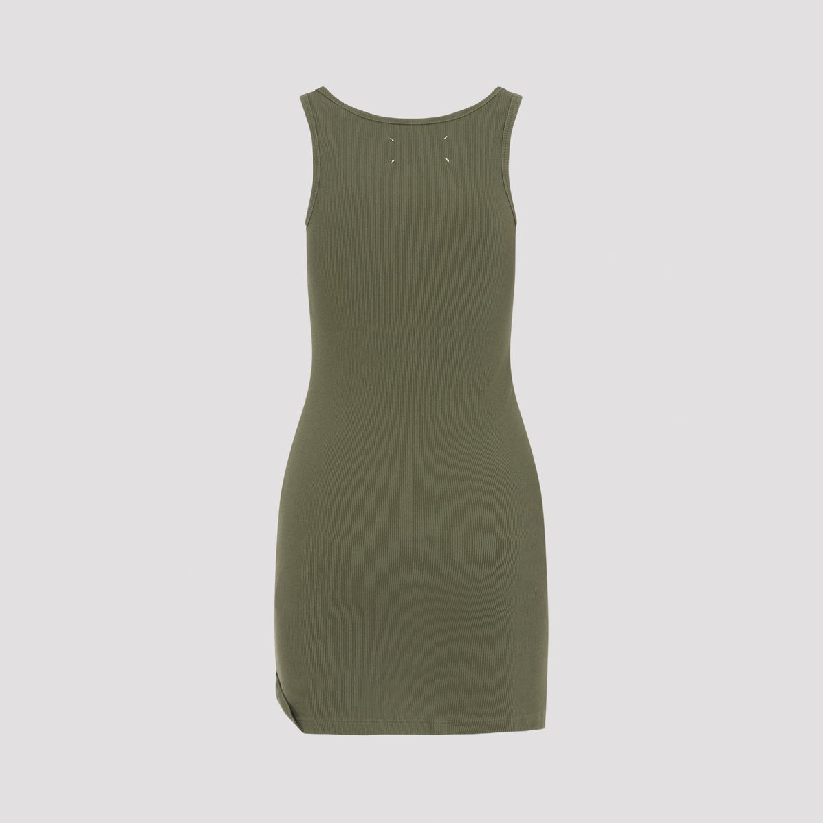 Maison Margiela Sleeveless Mini Dress SS26 Black Cotton