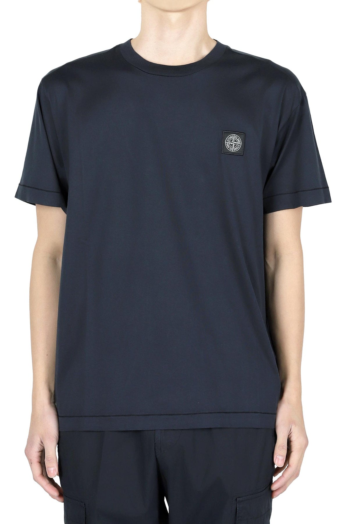 STONE ISLAND Compass Logo Patch Slim Fit Short Sleeve S K1S152100039 S0013 V0020