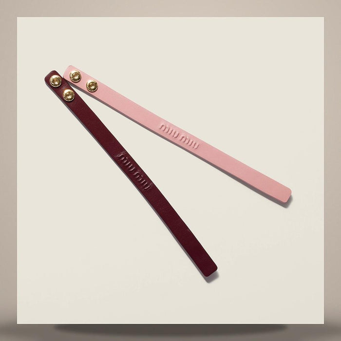 Miu Miu Leather Bracelet 5IB826 2G9Q F04Q7